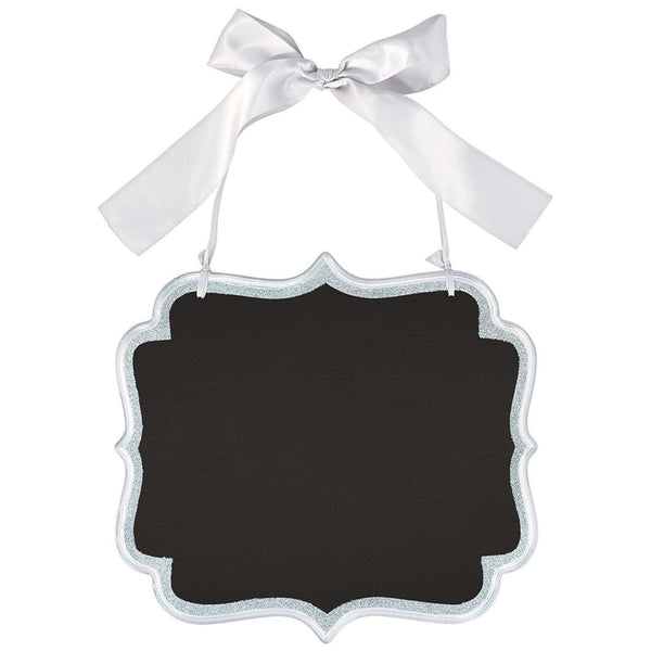 Sign - Mdf Marquee Chalk Lg Silver