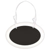 Sign - Mdf Oval White