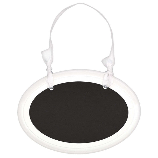 Sign - Mdf Oval White