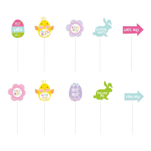 Signs - Clue, Easter Egg Hunt, 10 Count