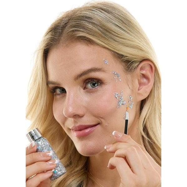Silver Glitter Makeup Kit