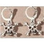 Silver Skull Earrings