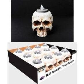 Skull Holder With Tea Light
