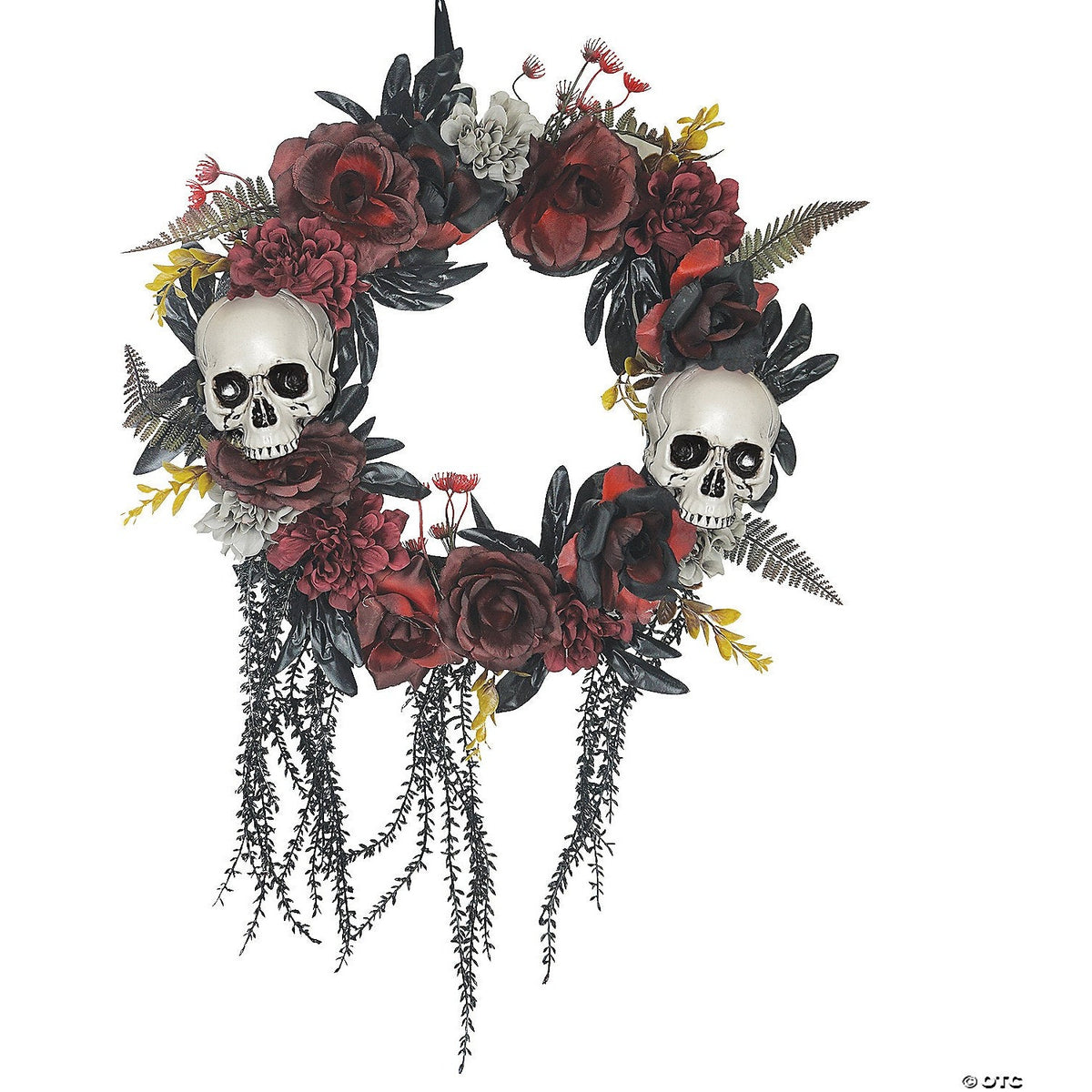 Skull Roses Wreath