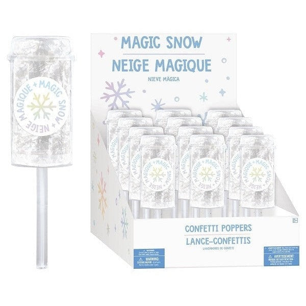 Snow Confetti Poppers