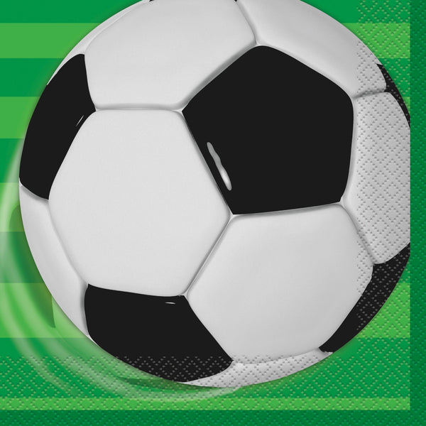Soccer Luncheon Napkins, 16 Count