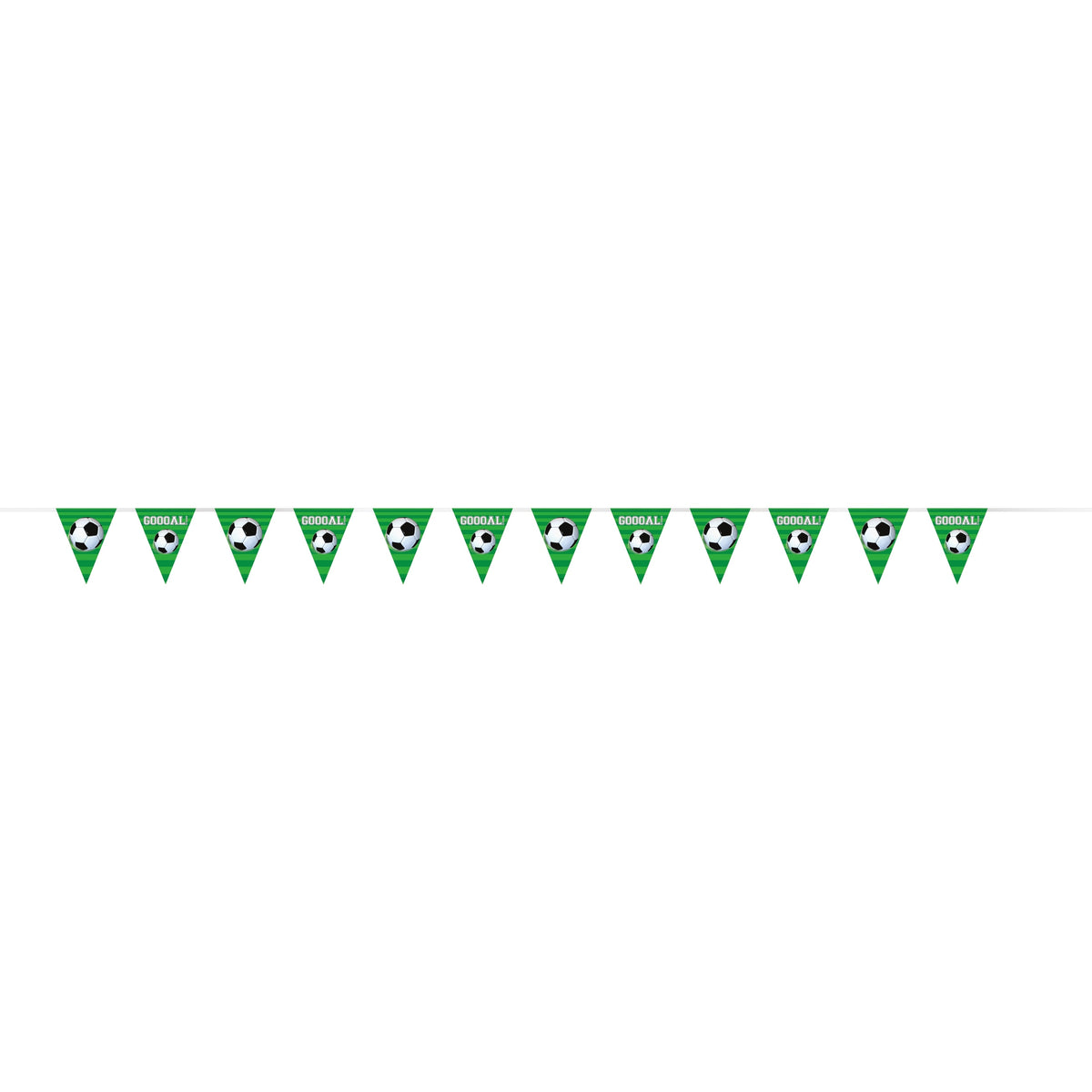 Soccer Plastic Flag Banner, 12 ft