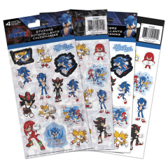 Sonic 3 Stickers, 4 Sheets