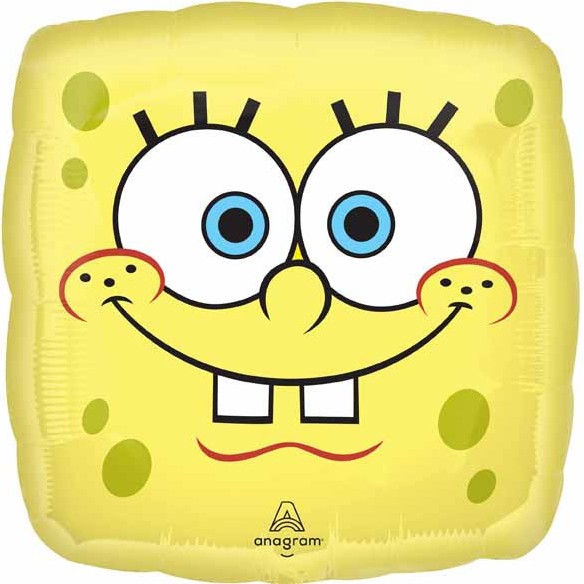 Spongebob Squarepants 18" Square Foil Balloon