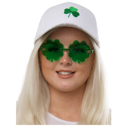 St. Patrick's Day Green Shamrock Glasses