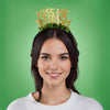 St. Patrick's Day Kiss Me I'm Irish Glitter Headband