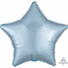 Star-Shaped 19" Satin Luxe Balloon in Pastel Blue