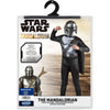 Star Wars Official The Mandalorian Halloween Costume for Kids - Jumpsuit with Cape and 3D Headpiece
