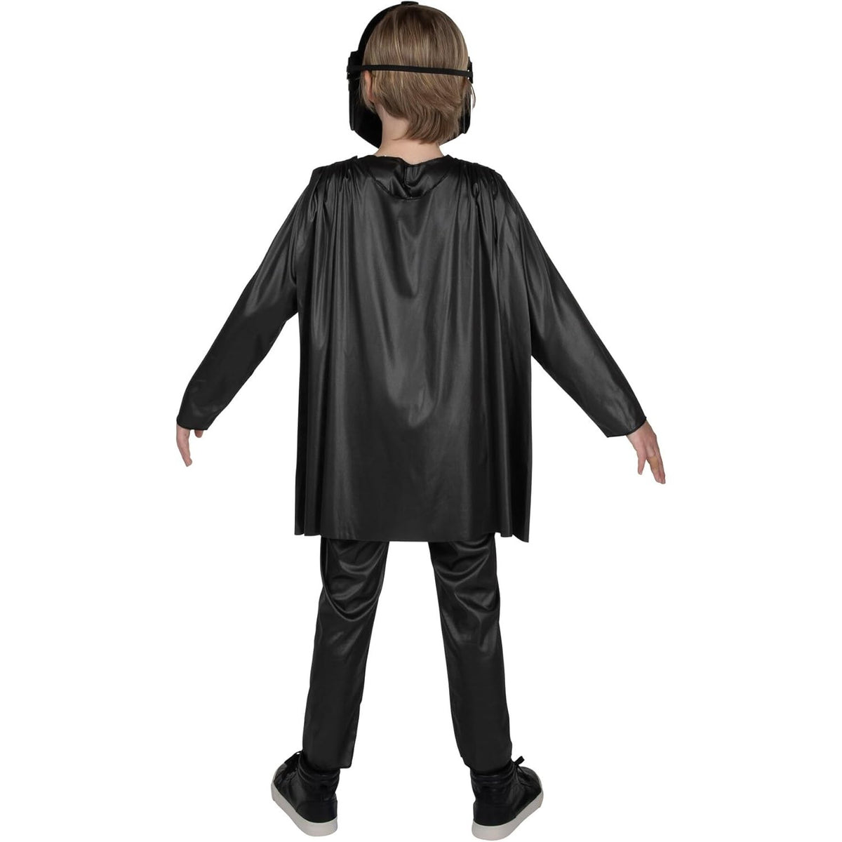 Star Wars Official The Mandalorian Halloween Costume for Kids - Jumpsuit with Cape and 3D Headpiece