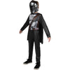 Star Wars Official The Mandalorian Halloween Costume for Kids - Jumpsuit with Cape and 3D Headpiece