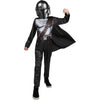 Star Wars Official The Mandalorian Halloween Costume for Kids - Jumpsuit with Cape and 3D Headpiece