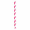 Straws - Striped Paper, Smoothie, 10 Count