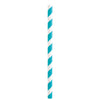 Straws - Striped Paper, Smoothie, 10 Count