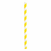 Straws - Striped Paper, Smoothie, 10 Count