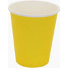 Sunshine Yellow 9oz Paper Cups, 24 Count