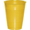 Sunshine Yellow Premium Plastic 16oz Cups, 20 Count