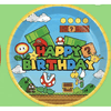 Super Gaming Brothers 9" Dinner Plates, 24 Count