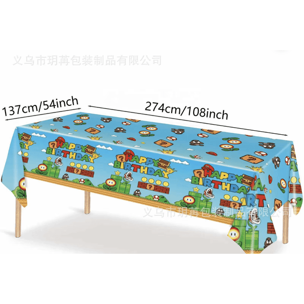Super Gaming Brothers Rectangular Plastic Table Cover