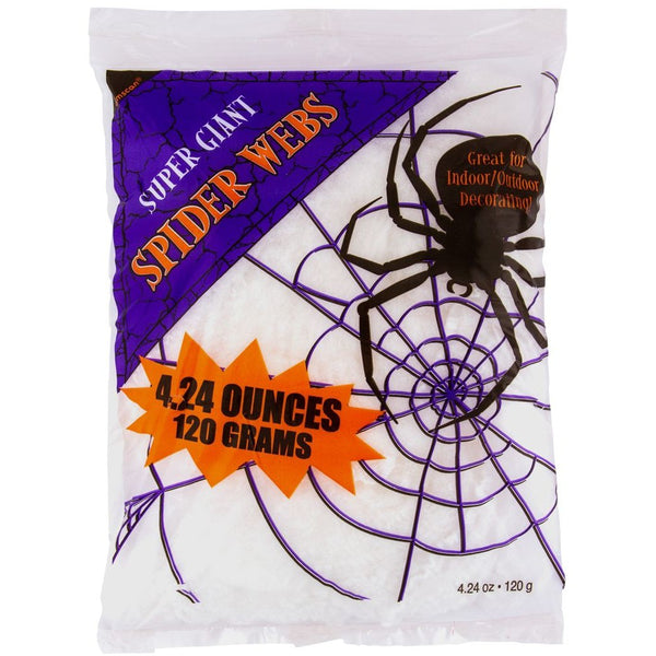 Super Giant White Polyester Spider Webs