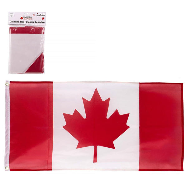 Super Jumbo Polyester Canada Flag 36"x72"