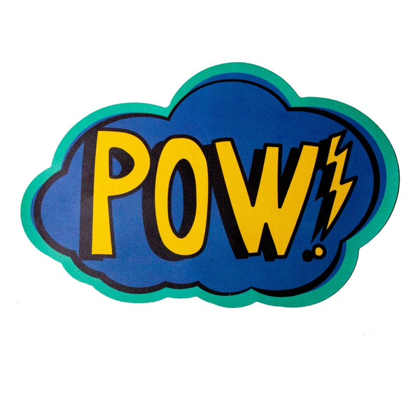 Superhero Static Cling Decorations 8 pcs