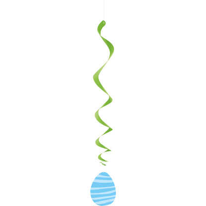 Swirl Decorations - Easter, 3 count