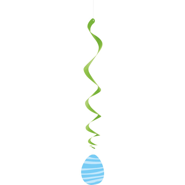 Swirl Decorations - Easter, 3 count