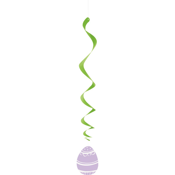 Swirl Decorations - Easter, 3 count