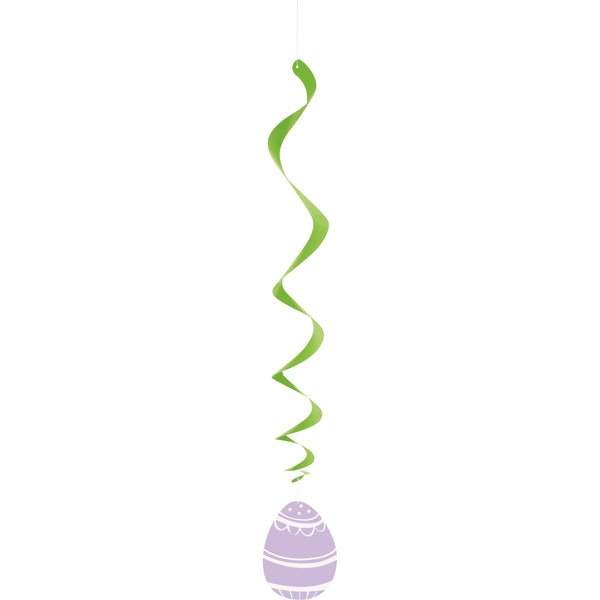 Swirl Decorations - Easter, 3 count