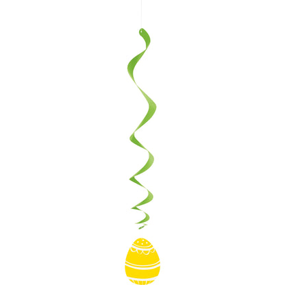 Swirl Decorations - Easter, 3 count