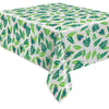 Table Cover - Foil, Tropical Leaves, 54" x 84"