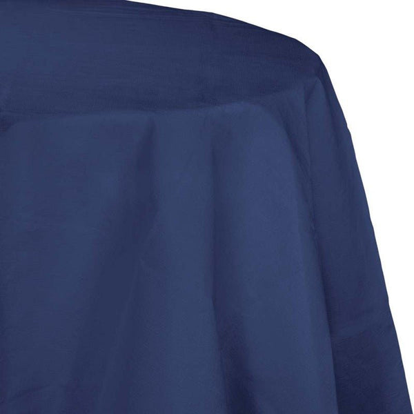 Table Cover Paper Octagon Round 1 Count 82" Navy