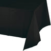 Table Cover Plastic 1 Count 54 x 108 Black Velvet