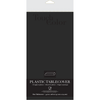 Table Cover Plastic 1 Count 54 x 108 Black Velvet