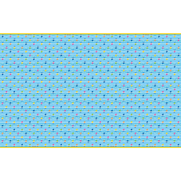Baby Shark Rectangular Plastic Table Cover, 54” X 84”