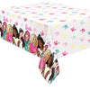 Table Cover - Plastic. Barbie, 54" x 84"