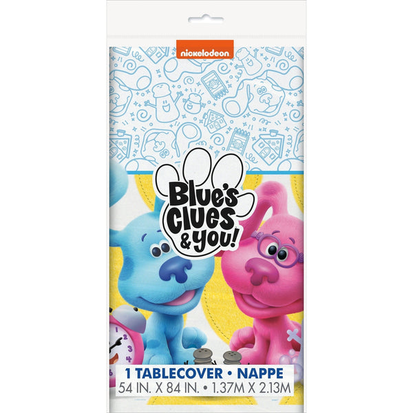 Table Cover - Plastic, Blues Clues, 54" x 84"