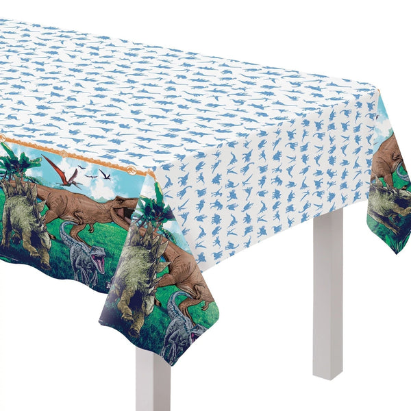 Table Cover - Plastic, Jurassic World Into the Wild, 54" x 96"
