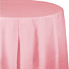 Table Cover, Plastic, Round, 82" – Classic Pink