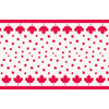 Table Cover - Red and White, Canada Day Leaf, 54" x 84"