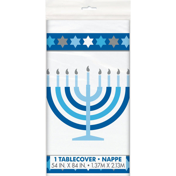 Table Cover - Starry Hanukkah, 54" x 84"