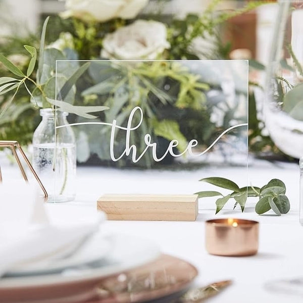 Table Numbers