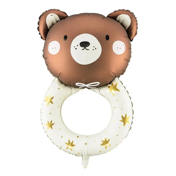 Teddy Rattle Supershape Foil Balloon
