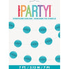 Terrific Teal Honeycomb Ball & Garland – 7ft