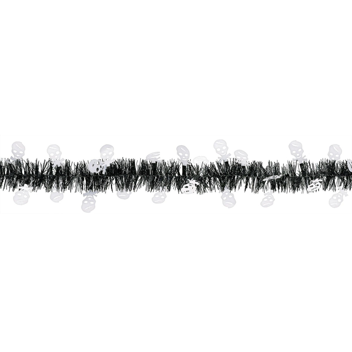 Tinsel Garland - Skull, 9'